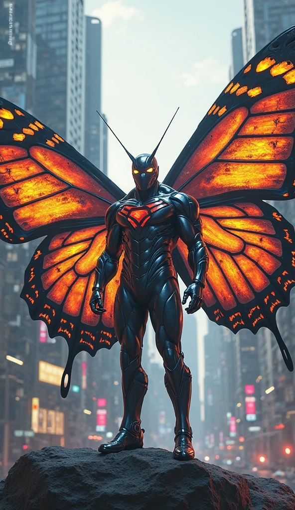 A superhero butterfly