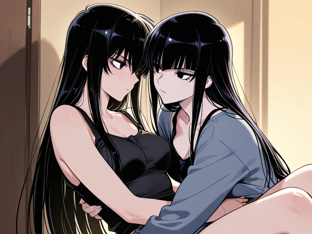 (fiche de conception de personnage, same character, Devant, side, de la), ((Extremely detailed illustration)), high resolution, des mains parfaites à cinq doigts, visage parfait . Deux filles de 25 ans,Soeurs jumelles, avec de gros seins et des mamelons qui pointent, vêtu d'une combinaison rose en latex ouverte aux parties intime, la scène la montre en train de s'écarter les fesses avec ses mains, back bent facing the audience, angle de vue multiples, seductive and explicit, corps voluptueux et musclé, legs spread, plaisir intense écrit sur son visage, eyes rolled upwards. NSFW❤️💕💖💋