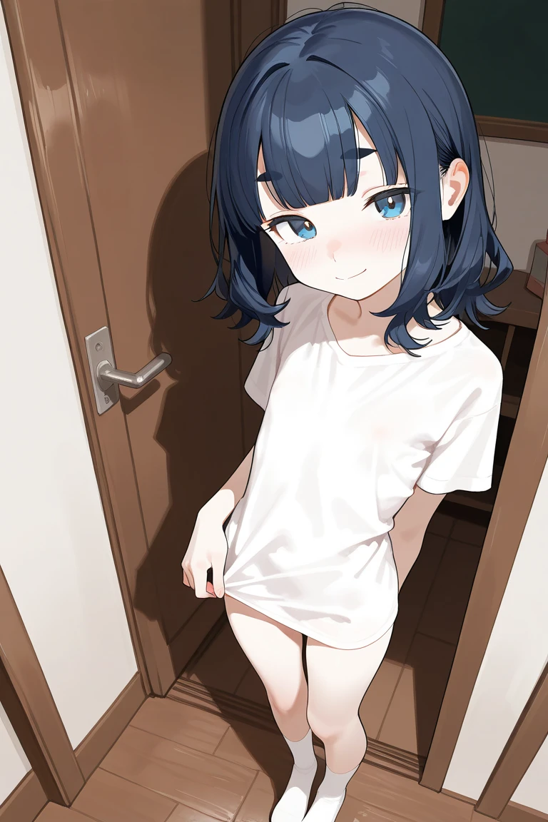 ((highest quality)), ((High resolution)),  1 girl,spread your pussy, Uterus, glowing skin,black hair,naked woman,small nipples、((blush))、black hair、((A very young pale pink pussy))、highly detailed face、(5 fingers)、love juice、(((Very excited)))、light blue eyes、(upright stance),short、heart、