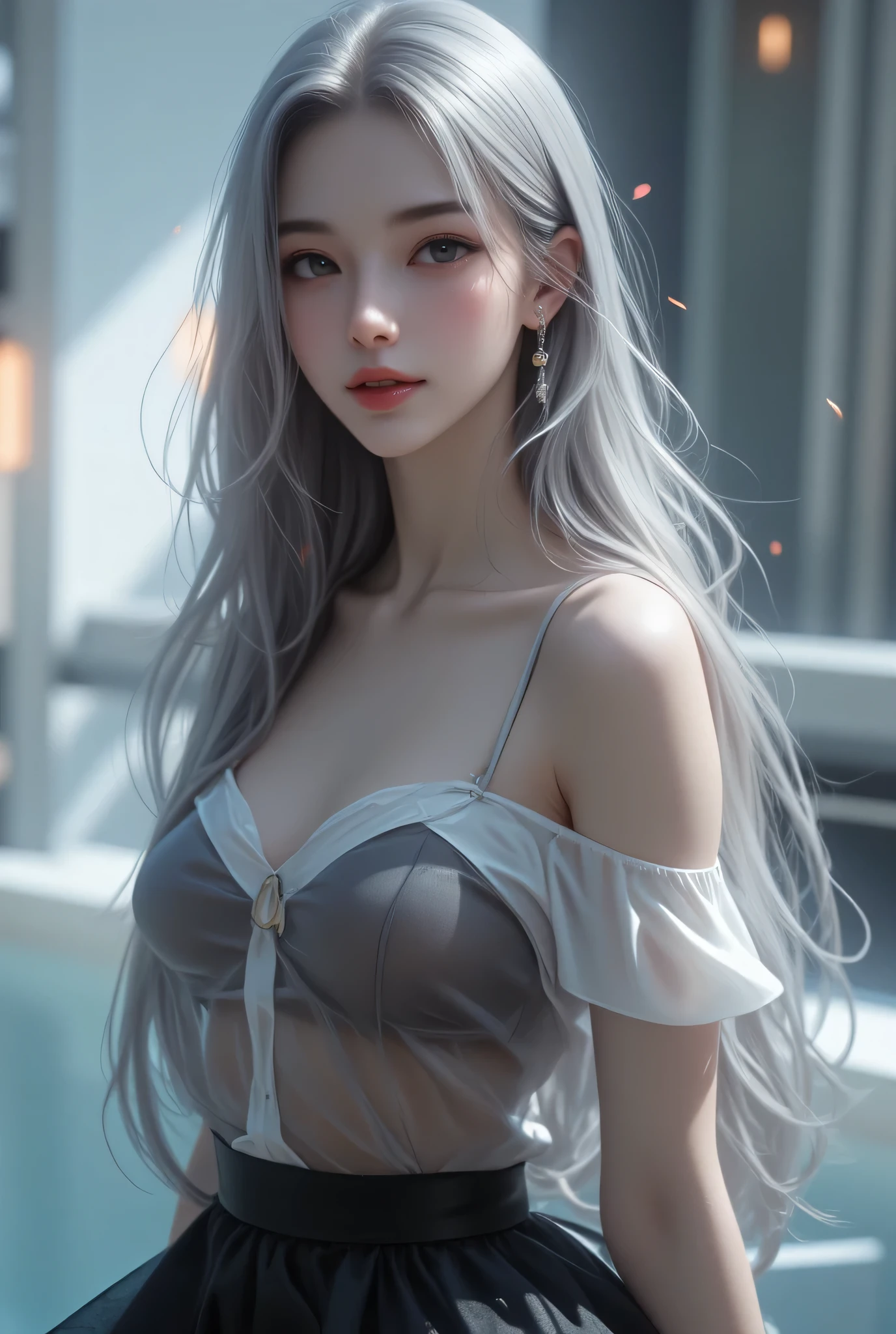 ((tmasterpiece:1.4)、(qualidade superior:1.4)、(Reallistic:1.7))、Directed by: Luis Royo（Directed by: Luis Royo）Retrato surreal de uma menina bonita、Menina super bonita、((1girl em:1.4))、Textura de pele natural brilhante、Autores：Directed by: Luis Royo（Directed by: Luis Royo）、idade19、(two arms:1.4、duas pernas:1.4)、(Anatomia Perfeita:1.4)、(corpo feminino perfeito:1.4)、Foto do retrato de uma menina、Fotos em close-up、Tiroteio de corpo inteiro、((masutepiece:1.4), (of the highest quality:1.4), (Realistic:1.7), Directed by: Luis Royo, Beautiful girl, Menina super bonita, ((1girl em:1. 4), Textura de pele natural brilhante, Autores: Directed by: Luis Royo, 19 anos, (corpo feminino perfeito: 1.4), (corpo feminino perfeito: 1.) 4), Foto do retrato de uma menina, Fotos em close-up, （foto de corpo inteiro）, arte de fantasia, luz frontal suave, beautiful expression, Rosto kawaii, beautiful breasts, Grande peito cheio: 1. 2, beautiful buttocks, Olhos Finos, Claro e atraente, bonito e sedutor, Olhos bonitos, cintura fina, Foto RAW, red lips, ((cabelos brancos, cabelos longos)) , 1 Screen Preview, ((Mulher de quatro na cama de seda)), (postura sexy), (the milky way in the sky),((Calcinha T-back))、((Ligaduras brancas e cintos de liga))、(um sorriso),((vista posterior))、((Look back))、((Vaginal orchids)）、((Erection)）