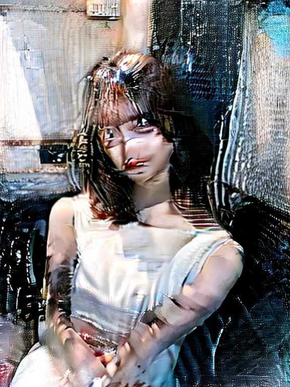 there is a woman sitting on a window sill wearing a black dress, 奈良美智, realistic young gravure idol, sakimichan, young pretty gravure idol, 中 元 节, けもの, young gravure idol, japanese goddess, sophisticated gravure idol, full body xianxia