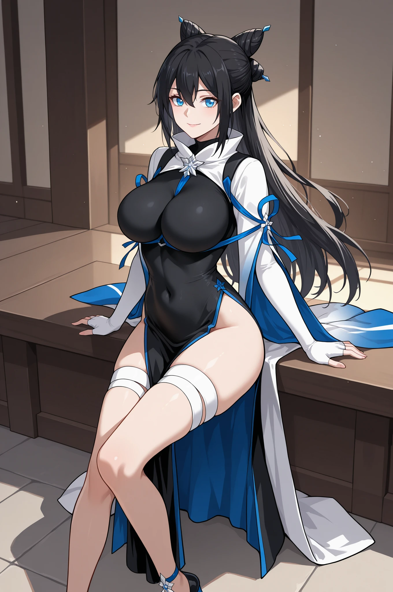 ((masterpiece, Highest quality)), Detailed face, Character Sheet, peeing, squatting, ((((Emphasizes sexy crotch:1.35)))、((((Spread your legs wide、Touching the thigh、Lots of pubic hair revealing the crotch、large pointy breasts)))), Embarrassing, blush,黄色いPee, (sweating:1.4),nude, Pee,