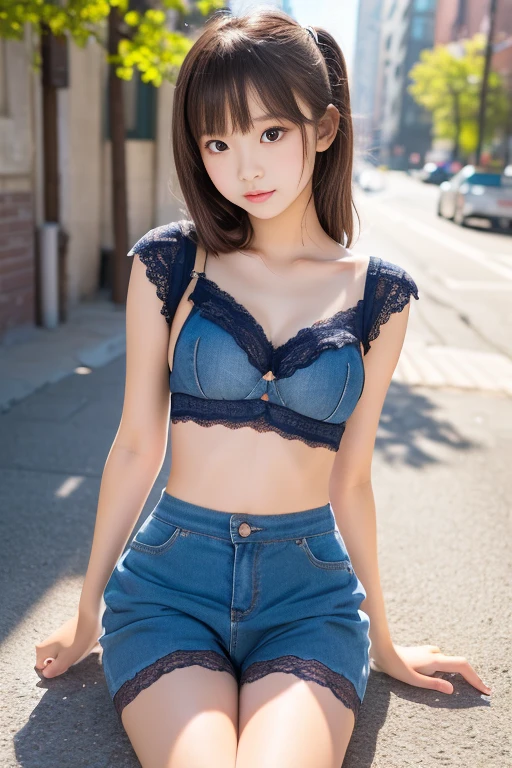 Full body Esbian:1.3、look at the camera, I can see your crotch、micro mini skirt:1.5、bra is very:1.2、(laughter:1.5)、10代の清楚なface立ちのbeautiful girl、bikini、thin:1.5、blur the background:1.3、(Yinchuan:1.5)、(bob cut:1.3)、big breasts、14 years、 、laughter:1.3、masterpiece, highest quality, RAW photo, Photoreal, face, incredibly ridiculous, beautiful girl, cute, short hair, written boundary depth, High resolution, Super detailed, finely, very detailed, very detailed目とface, sharp pupils, realistic student, sharp focus, cinematic lighting