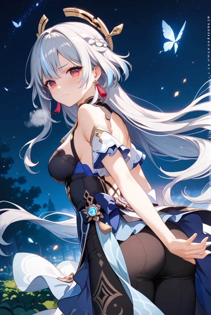 Cat Beast Girl,anime,Long Hair,smart,Sauce,blue eyes,