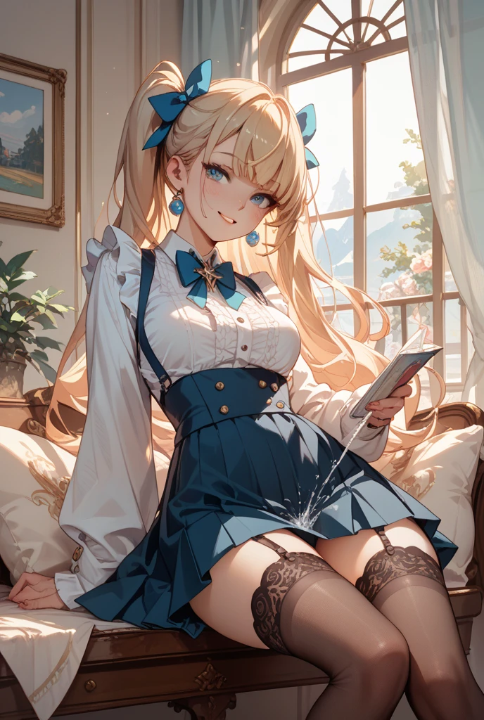 (Ultra-high resolution of the highest quality, masutepiece, Best Quality, 8K, Super Detail, Best Quality:1.3), (Anatomically correct:1.2), (1 elementary school female teacher:1.6), (large breasts:1.1), (drooping eyes:1.3), (blush cheek, blush body:1.3), (wavy hair, braid hair:1.2), (long hair:1.2), (black hair:1.2), (glasses:1.3), (white blouse, pencil skirt:1.7), (class room:1.1), front view, Extremely cute, (extremely detailed beautiful face), Authentic skin texture, beautiful hair, beautiful face, beautiful eyes, beautiful body, beautiful hands, (clothed:1.6), (aroused, naughty face, seductive smile:1.8), (erect nipples), (hair over eyes:1.5), (looking down:1.3), (open mouth:1.2), (face focus:1.6), cleavage breasts focus, (legs focus:1.2), (from below:1.3), (Sitting:1.6), (slouching forward:1.3), (sole of foot:1.6), (sole of foot focus:1.3), (panty shot:1.1)