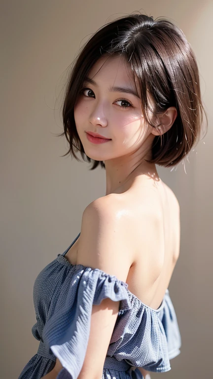 Pubic hair grows、Smile full of happiness、((:1.3))、、、Panting face、Lacking、Expression in a state of excitement、short-hair、eye glass、(masterpiece:2.0), (top-quality:2.0), (Naked towel:1.5), (View from the side:1.5), (Perfect exposed shoulders:1.5), (Perfect exposed nape:1.5), (Super Sexy Pose:1.5), (blushed face:1.3), (barechested:1.3), (Realistic:1.5), 1 little girl, Precise little hands, Embarrassed look, lightsmile, Open mouth, a very pretty girl, Innocent face, Young Face, Clear eyes, Shining eyes, shoulders can be seen, tiny chest, thigh visible, buttocks visible, No pubic hair, Dynamic Posing, Beautiful skins, ultra-definition, Top resolution, Japan High School Student, Brown hair