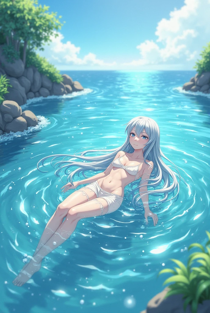 God様、woman behind、island、ocean、summer、God々Shii