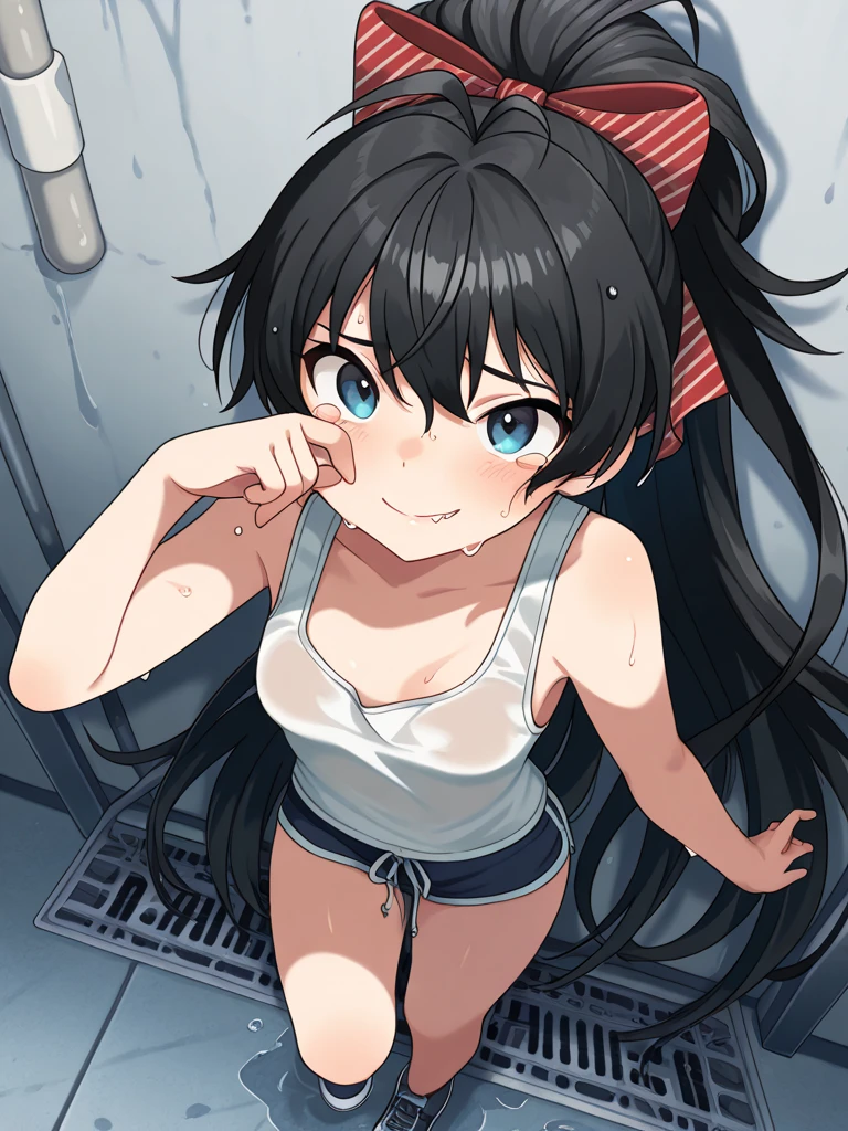 Young girl with black hair, long twintail, twintail hairstyle, (blue eyes), ((small bushy eyebrows)), wearing gothic lolita clothing, lolicon , to school, bored eyes, bored face (Zankuro) drawing style by zankuro artist, Zancrow style, image uploaded in R34, walking to school, flirty smile , suddenly having sex in public, prone bone sex((doggy style sex)), ((public sex )) naked ass in the male crotch, old man , ((being raped by a decrepit old man in a dirty alley, ((Both people in the photo))(( closd eyes and moaning))