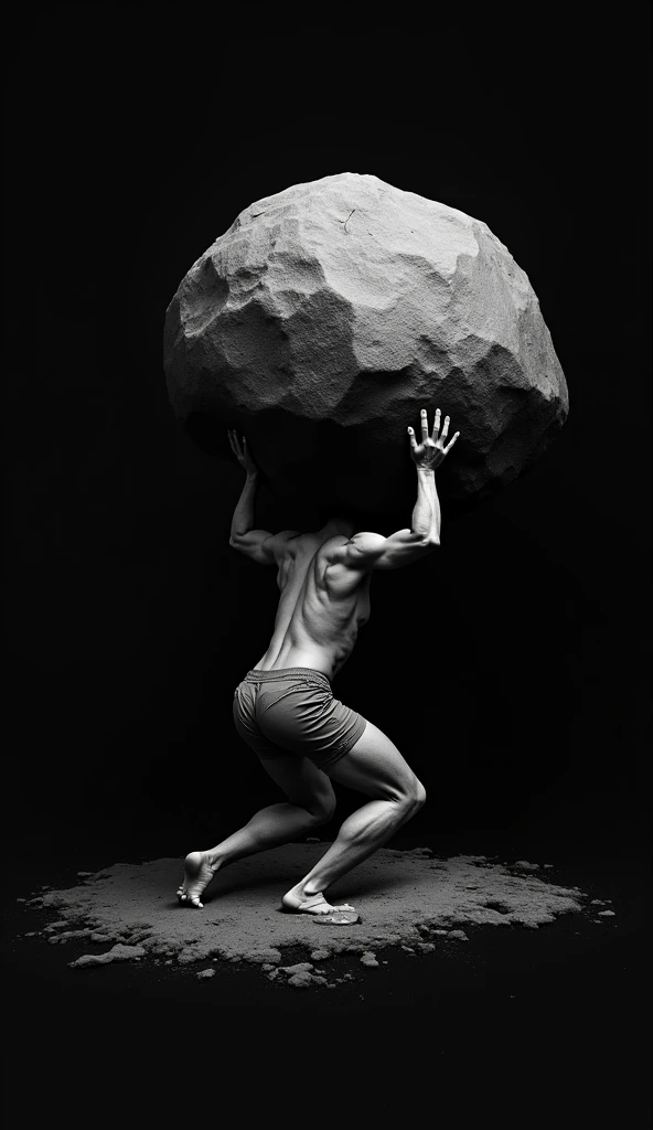 <lora:Surreal Plate:1>Surreal Plate - a plate with a roman stone titan standing in soup