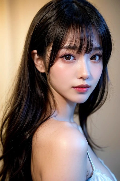 {{{masterpiece}}},
{{{{{official art}}}}},
{{{high quality}}},
{{{best quality}}},
{{{{8k_wallpaper}}}},
{{{{extremely detailed eyes}}}},
{{{{extremely detailed body}}}},
{{{{extremely detailed finger}}}},long black hair,1girl,beautiful girl,22 years old、seductive pose,cowboy shot