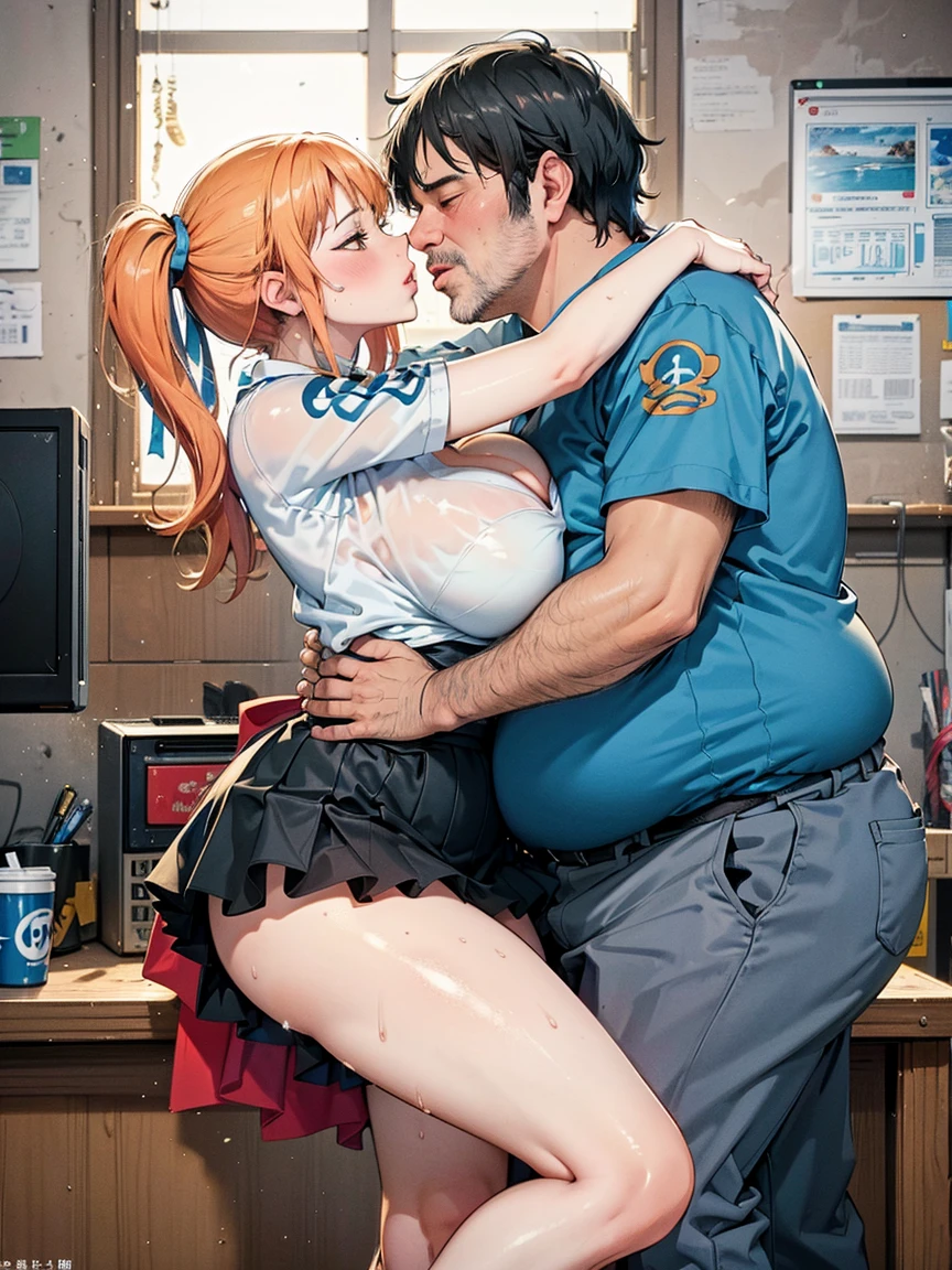 masterpiece, best quality, unity 8k wallpaper, illustration, very detailed, ((rape, sexual harassment, big bust, ache, 1 chubby ,pregnancy,1 well )), ((1 Muscular man)), ((first sound)),, sweat, Warmth, stiff, ((in the car))((have sex)))(((excitement,Vaginal insertion)),((looking at each other)), ((rape 키스))