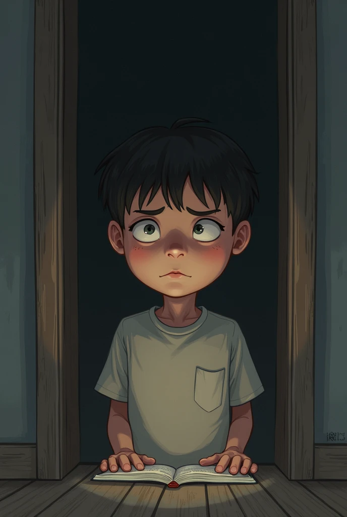 Fatboy feel bad because his sister left him alone because he ugly   both in same image