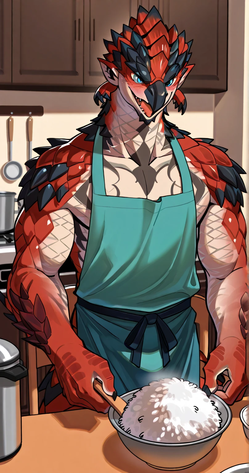 (Best quality: 1.0), (Super High Resolution: 1.0), (masterpiece, best quality:1.2), detailed, detailed hands, detailed eyes, score_9, score_8_up, score_7_up, furry, anthro, ((dragon)), ((solo)), grandpa, (about 70 years old), (manly), horns, handsome face, huge, bangs, white beard, beard above mouth, fluffly fur, nipples, looking pleasured, sexually, sexy pose, NSFW, (apron), nude, bulge, flaccid, in heat, panting, sweat, sweaty, musk, (skinny, shy), hands touching, (looking at viewer, shy), blushes:0.3, first person view, close up view, (by bebebebebe, by syuro)