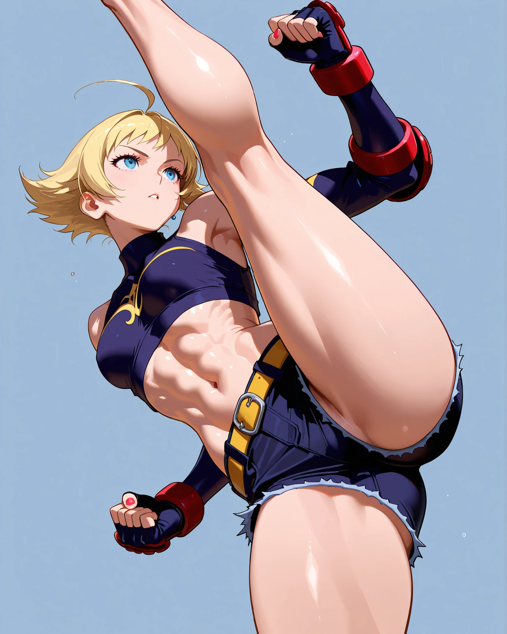 ultra-detailed, Explicit, Beautiful body, Beautiful Nose, Beautiful character design, perfect eyes, perfect face, ultra highres, 4K, beautiful legs, perfect legs, Nice hands, Perfect hand, Masterpiece, Best Quality, Highly detailed, illustration, absurdres, street fighter, doll suit, shadaloo doll, dollsuit, expressionless, blank eyes, looking at viewer, red gloves, emotionless, black latex, corrution, mind control, female combatant, full body, hypnotized, unhappy trance, full body suit, ribbed bodysuit, both arms at side, obey, perfect female body, extremely glossy latex, hypnosis, hypnoLora, empty eyes, Mind control device, poses, submissive_pose, Slave, hat, necktie, stand up straight, standing, standing at attention, hat, necktie, belt, latex, ribbed bodysuit, thighhighs, garter belt, Fighting Stance, extending the right arm from the shoulder into the air with a straightened hand, nazi saluting, military, military saluting, salute, thigh boots, 1girl, Cobra commander, mask, no face, no hair