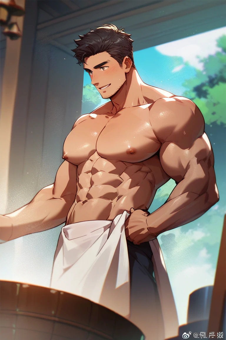 best quality, masterpiece, extremely detailed, extreme close up of muscular man with cute square face, wavy hair with curtain bangs, his cheek presses against another man's penis shaft, sexy, gay homoerotic, dark cinematic lighting, extremely dramatic shadows, romantic atmosphere, perfection, no watermark, no logo, no signature