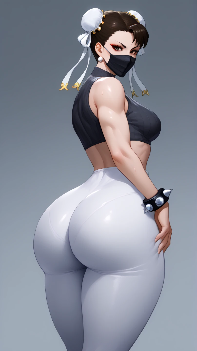 detailed illustration (side view),dynamic angle,ultra-detailed, illustration, pose for the camera, smiling at viewer, clean line art, shading, anime, detailed eyes, detailed face, beautiful face, dramatic lighting,detailed illustration, dynamic angle, ultra-detailed, illustration, 1girl, late 20’s year old, sensual face, gorgeous face,

Beautiful woman, long thick white hair, hair in intricate braids, wearing white and red sports bra, wearing red and white hot pants, wearing short shorts, showing a deep cleavage, long hair, long hair reaching lower back, ara ara energy, wide hips, looking down at viewer, breedable, milf body, hyper sexualized, massive breasts, massive ass, holding breasts in hands