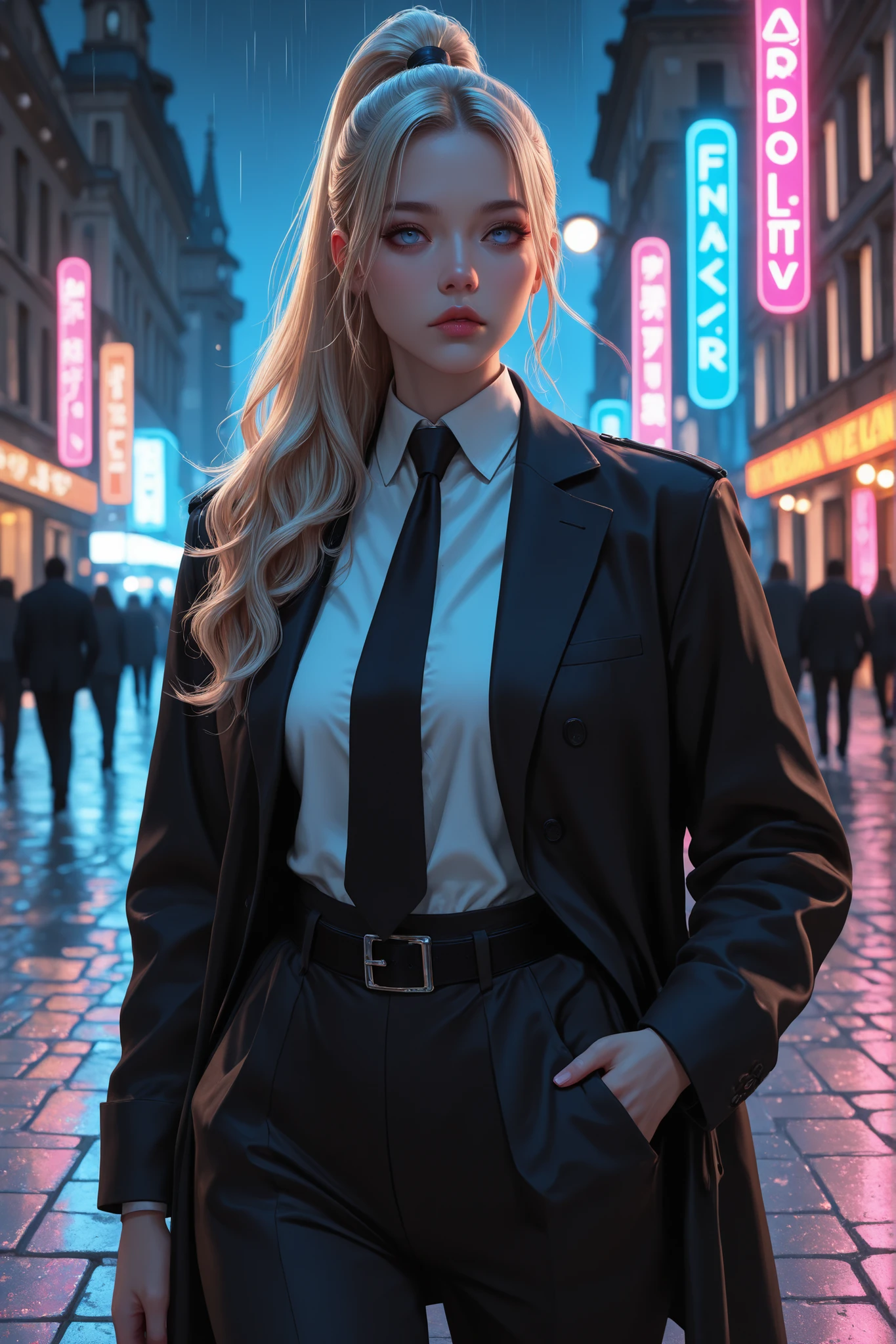 ((ultra detailed, masterpiece, best quality))
<lora:BGDameAylin:0.9>
BGDameAylin, 1girl, solo, long hair, blonde hair, cracked skin, overlooking a cityscape at night from a skyscraper, short dress, standing with hands on hips