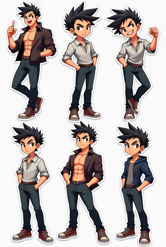 (in Flat Colors and Simplified Lighting painting), (keep the pose), (muscular and trained body).