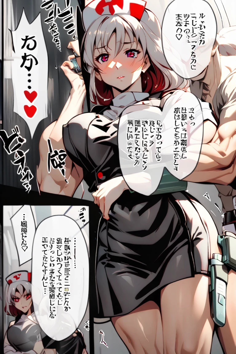Research Room、A beautiful naked woman lying on her back on a table is being milked, Crying in pain.、Lying down、Tying the body with chains、bondage、Big Breasts、Spread your legs, Exposing the crotch、There's an iron bar stuck in his crotch、Comics