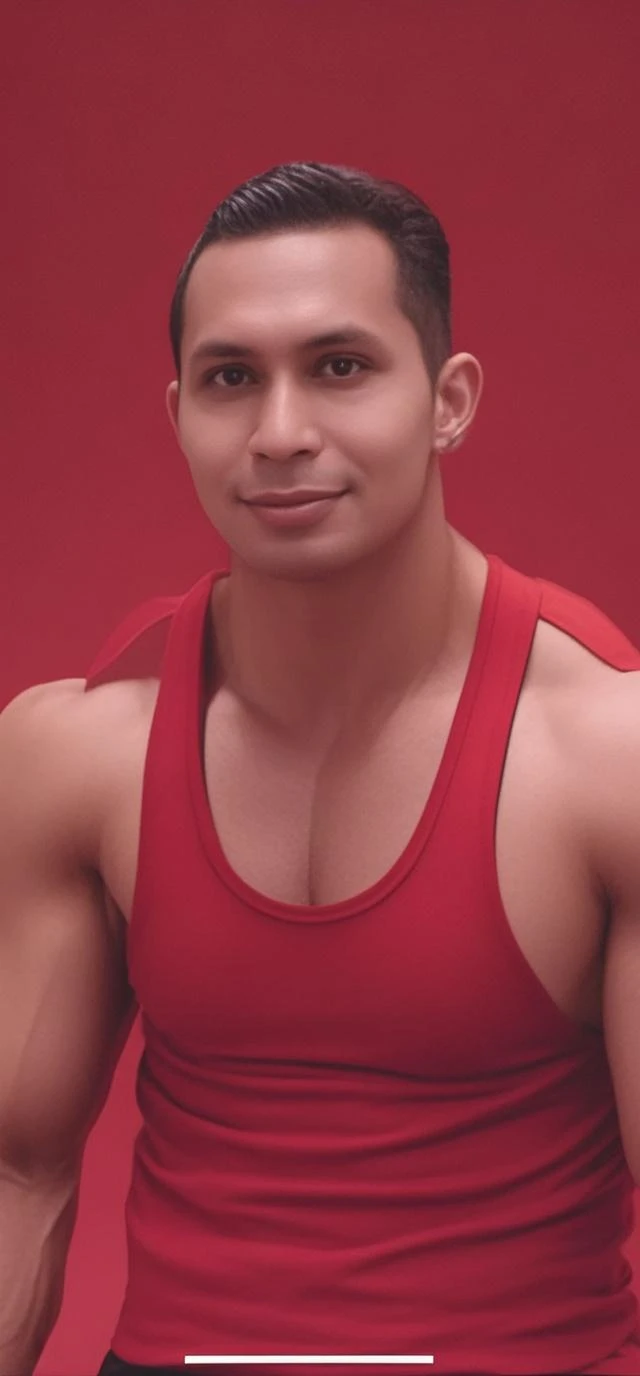 (masterpiece, intricately detailed, highest resolution, best quality:1.2), (doujin), a cocky Latino Instagram influencer,a 24 y.o muscle stud with a muscular physique sitting on a chair with black eyes,dark-skinned male, wearing a ((open jacket, chav, armbands)), (excessive cum), (cum on body), (cum drip), flaccid penis,saggy balls,hairy chest,vascular,muscle striations,soft light,fantastic realism,