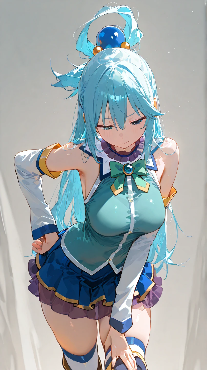Rimuru showing her sweaty armpits
