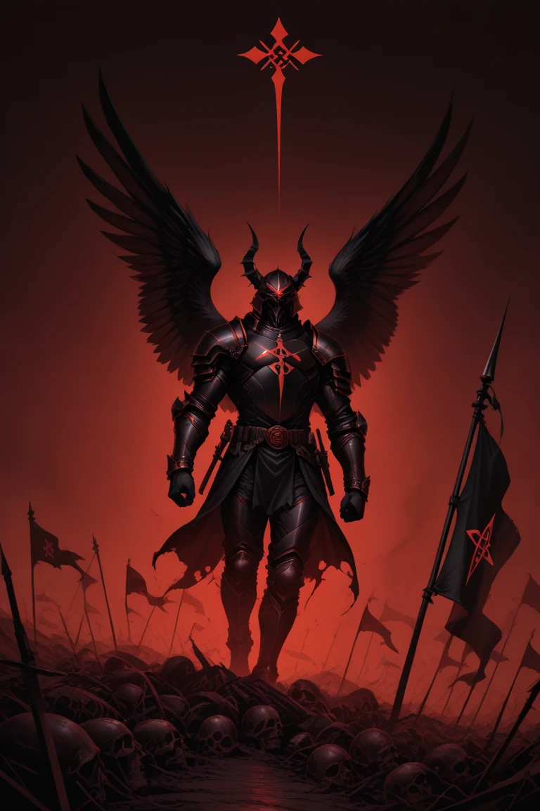 (SeventhHell:1.7) (GrimKnights:1) original, masterpiece, best quality, official art, (extremely detailed cg unity 8k wallpaper), (extremely fine and beautiful:1.2), intricate, highly detailed, digital painting, artstation, concept art, sharp focus, cinematic lighting