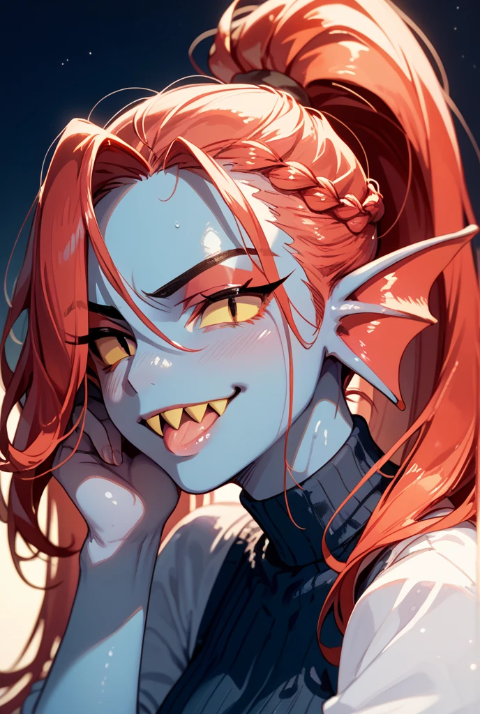 Best quality, Super detailed illustration, warm colors, perfect lighting, perfect detail ,Cute sea monster girl