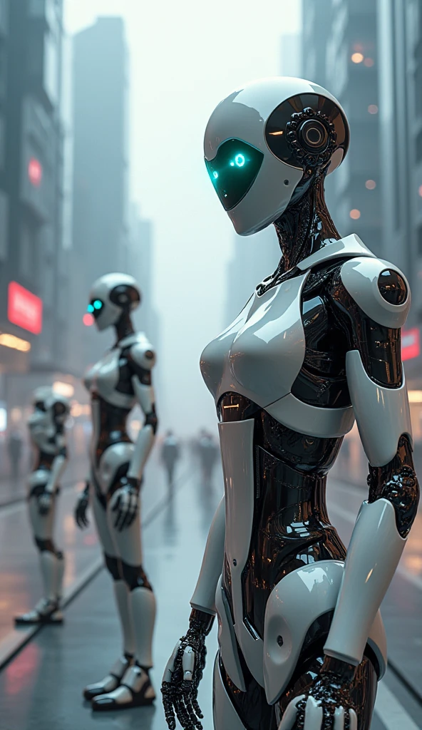 Ultra realistic futuristic robots