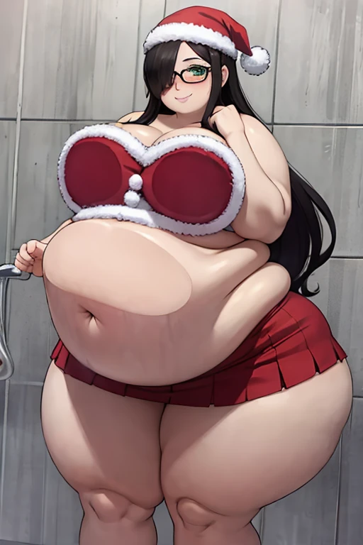 masterpiece, best quality, highres, hancock1, boa hancock, large breasts, big plump belly, ((massive belly)), ((full belly)), sweaty, juicy thighs, fat, mild, epaulettes, cape, crop top, side slit, cowboy shot, sitting, moaning, biting lip, eyes looking upward, blushing, glistening sweaty skin