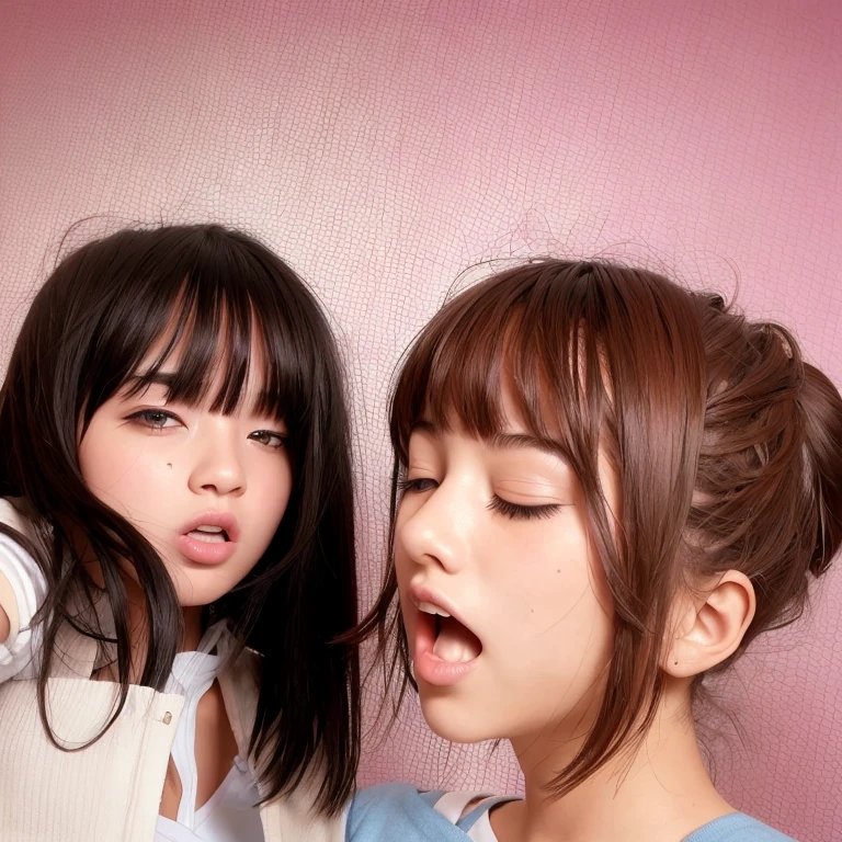 Anime girl licking another anime girl&#39;s vagina  