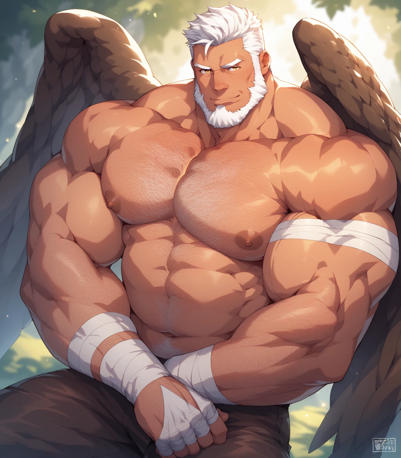 Sperma im Speedo-Bett, (extremely muscular)), (, muscular legs , muscular arms, Muscular upper body, muscular abdominal muscles , muscular shoulders,), black penis, hyper penis, detailed penis,