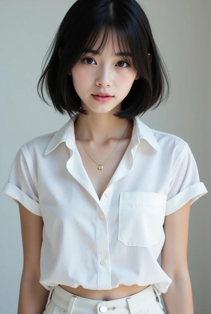 8k, RAW Photos, highest quality, masterpiece:1.2), masterpiece, highest quality, shape, Very detailed, Fine details, High resolution, 8k,wallpaper, Perfect dynamic composition,(High quality with attention to detail, Realistic depiction of eyes:1.3)、Hands tied、A woman tied up、Put your arms around my back、Sitting with legs spread apart on a chair in a room、White panties are visible、Look forward、21talent、beauty、Well-formed face、Even out the eyes、Beautiful black hair、Bangedium Build、Balanced proportions、Beautiful feet、Short sleeve shirt、Long skirt、Crying face、