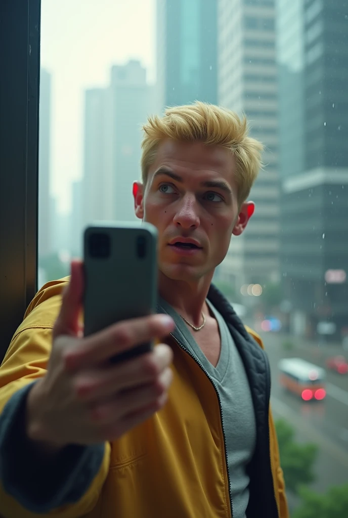 a man who has never been seen before,only interacted on the phone but a polytechnic student interested in moto and cars learning the cost of geotechnical engineering blonde hair
