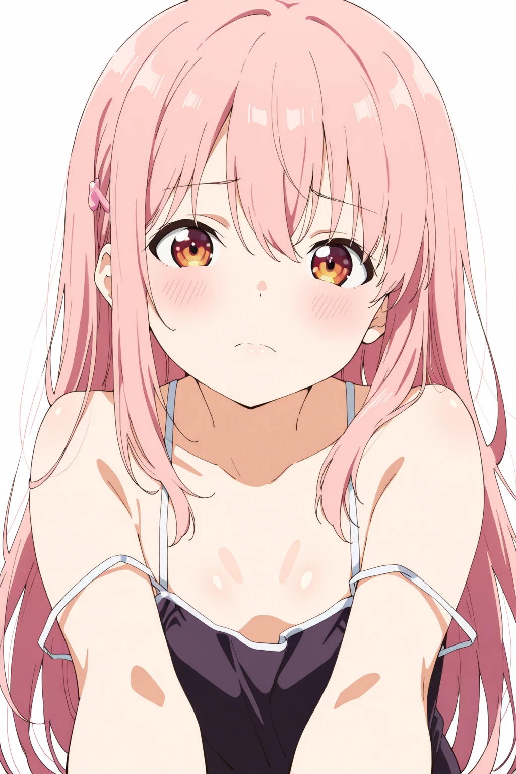 tottotonero, official art, bremerton , azur lane, 1girl, solo, bikini, shy, gyaru, trogao, steaming body, vulgarity, parted lips, arms up to head behind, after sex, netorare, front view