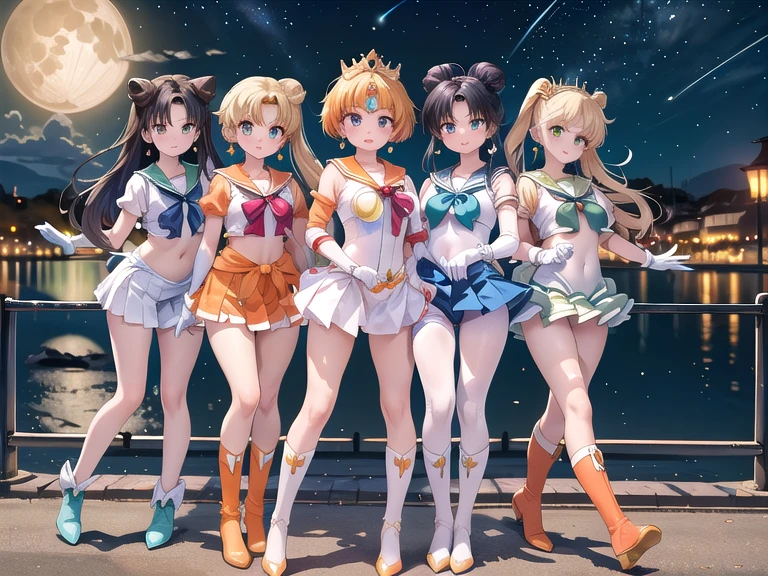 Sailor Jupiter x sailor mercury 2girl