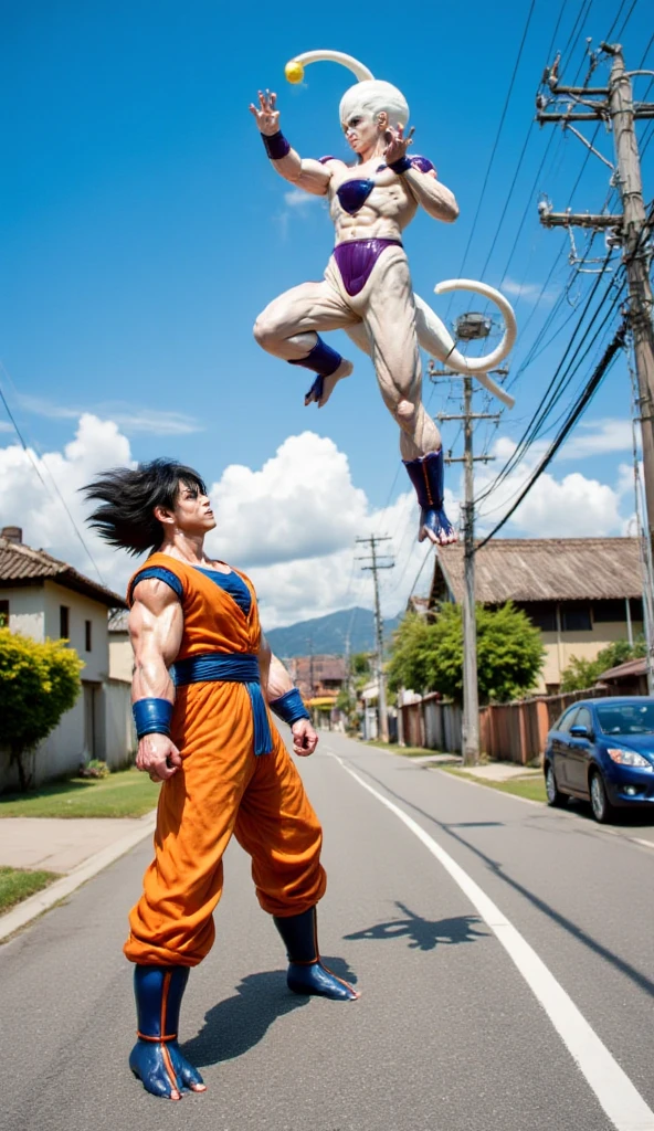 a 4k wallpaper of dragon ballz and shenlong
