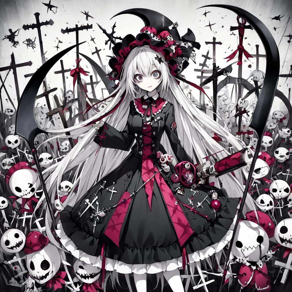 1girl,multicolored hair, clown, crazy, tears of blood, dark circles under eyes, cursed,(covered with blood, chains), covered with scars, (high resolution, high detail, best quality), pain, scream
