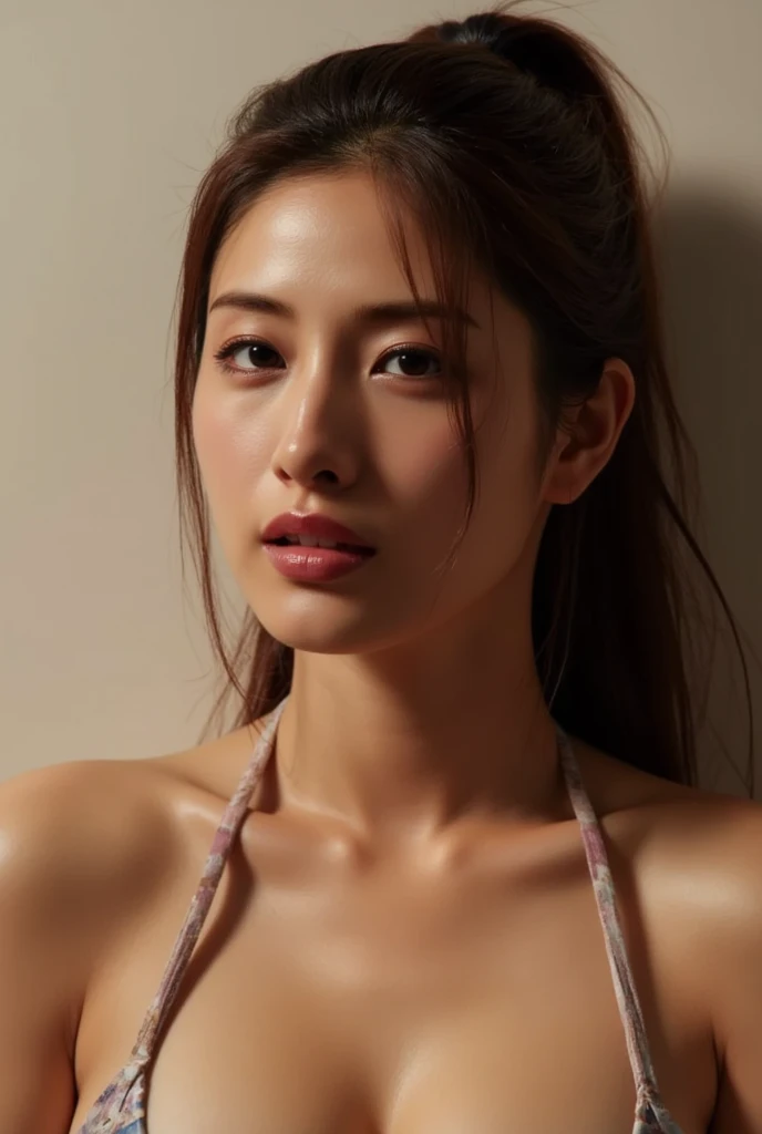 (highest quality,16k,masterpiece),
Very beautiful Japanese model,
Big Breasts,Underarm,