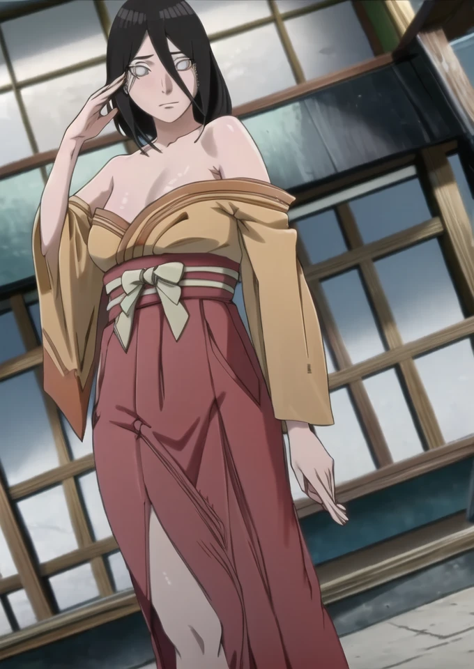 rialistic photo、Real Images、Top image quality、​masterpiece, (Pink kimono), seductived faced, good lighting, beautiful thigh、adult appeal、Adults、Big、cleavage, finely detail, ​masterpiece,I can see my panties、 radiant eyes, 1girl in, A dark-haired, SUCK, Kamado Nezuko, wisteria background, ​masterpiece, top-quality, POV,,