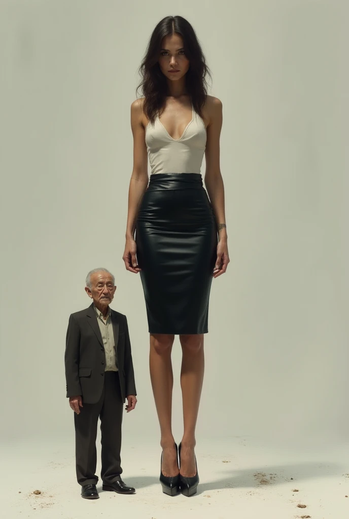extremely thin man,oily skin,The body very thin,Rib chest,Protruding sternum,The sternum obvious,Waist very thin,The ribs are noticeable,Protruding ribs,The pelvic protrusion very obvious,Clear outline of pelvis,The crotch protrudes,thin shoulde,Upper body,Waist very thin,Sunken abdomen,Abdominal muscle atrophy,Upper body,Delicate arms,arm muscle atrophy,hunger,Wear tight leather pants,Short hair details,asian face,Haggard expression,Excessive weight loss,sunken face,Severe malnutrition