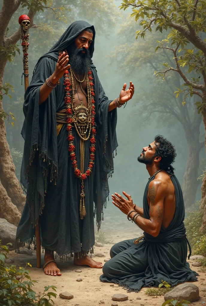 Brahmin beating untouchable