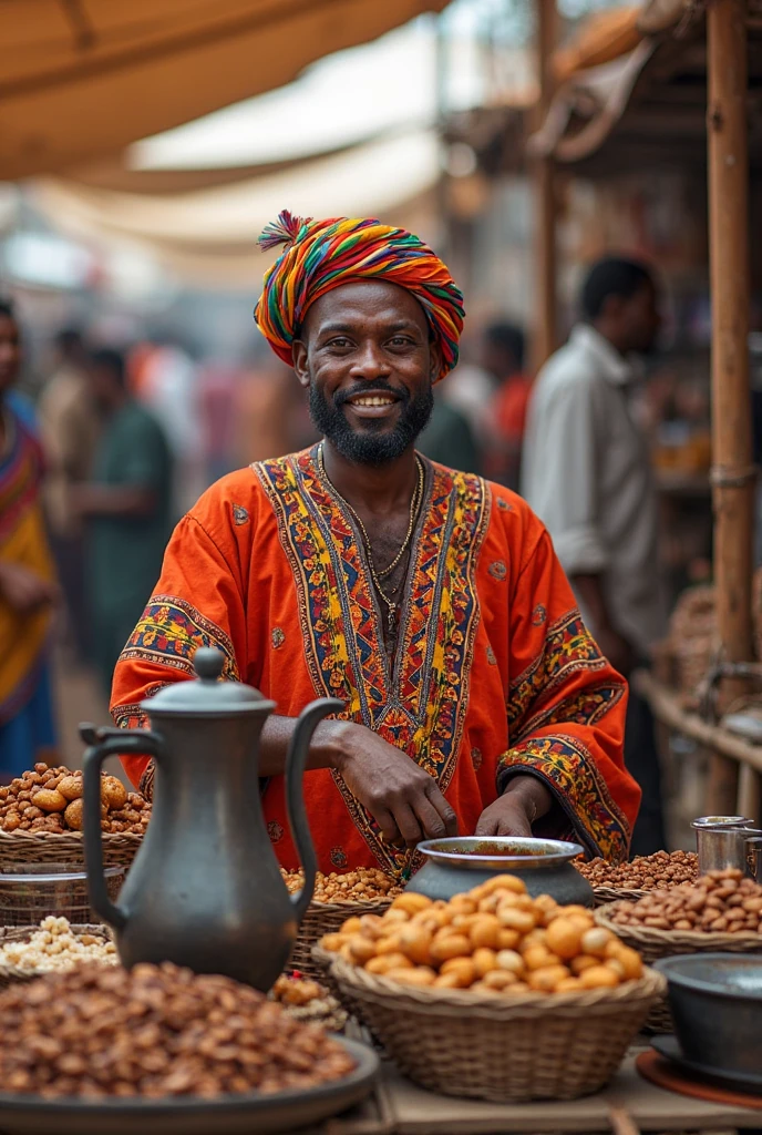 somali man eating food