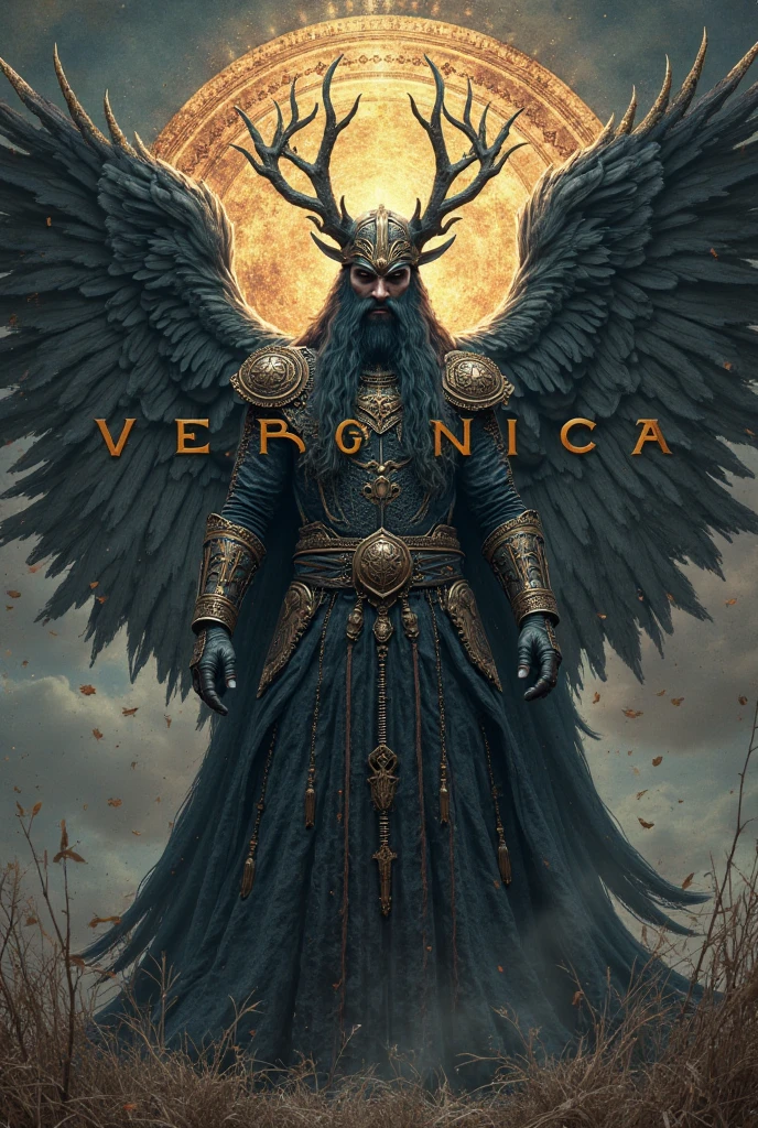 A flag with the shadow of the goddess Athena and the words 1° LINK A 