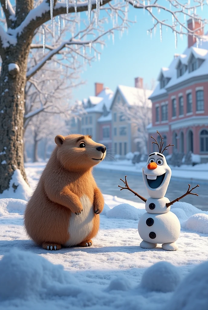 Jack Frost and Christopher Robin