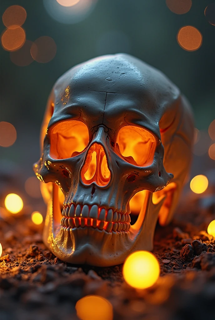 flame,Skull,Candle