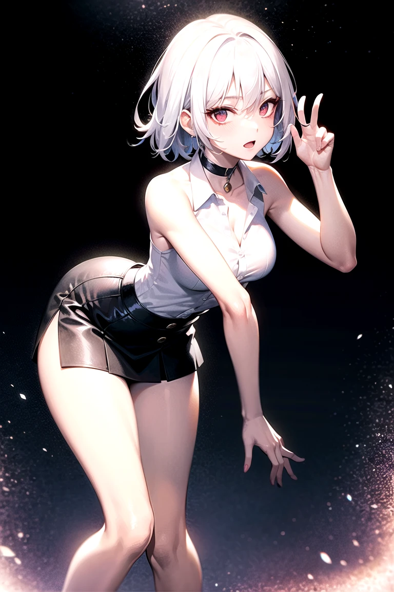 absurdres, highres, 
1girl,underwear
starrysky,
light effects, particle effects,