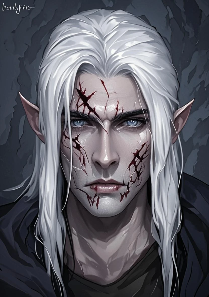 1 Caucasian female wizard, silver hair, look at viewers, close up shot, bloody floor, bloody wall, flesh and bones
creepy, horrify scene, western, medieval, dark room, dim light,
(Gerald Brom)
muted color
best shadow, dramatic lighting
( masterpiece, ) (best quality)