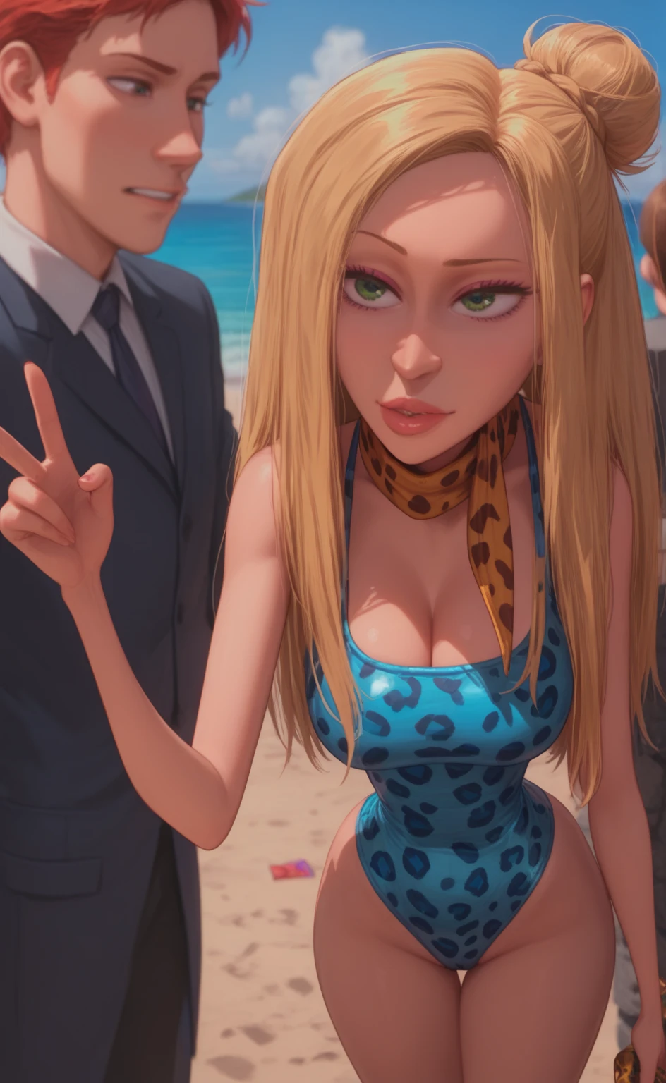 One girl, alone, elegant hair (whole body: 1.1), (Looking at the audience: 1.1), Young African Boy, Tight tiny bikini, Wild poppies swaying in the wind, movie , sweet_Lolita, highest quality, masterpiece, Blonde, blue eyes. Open your mouth,,Exquisite mouth,((Ejaculation in the mouth)),Delicate,mouth,Highly detailed face,blush,Shiny wet skin,Normal tongue,Don't stick out your tongue,Pink Lips,Delicate lips, ((All over the face, mouth and cheeks))