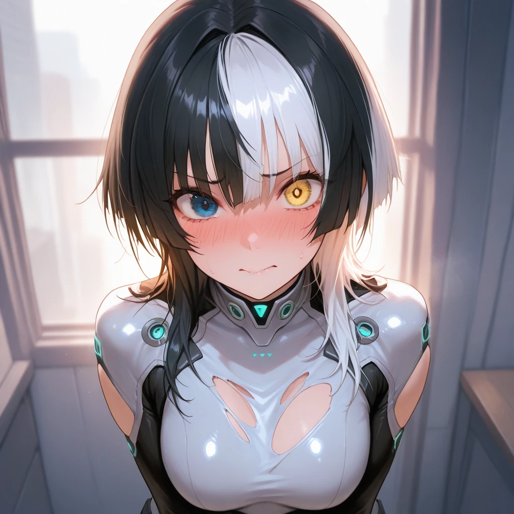 ((super high quality)), ((masterpiece)), Alita Battle Angel, ((black, short hair)) (Beautiful cute face), (Beautiful female lips), Charm, ((Excited expression)), Looking at the camera with a gentle smile, eyes are slightly closed, (Skin color is white), Body glare, ((Beautiful female eye in detail)), ((bright hazel eyes)), (Juicy female lips), (Beautiful female hands), ((Perfect female figure)), Perfect female body, Beautiful waist, Gorgeous thighs, Beautiful breasts, ((Delicate and beautiful)), stand, (Face close-up), (Alita Costume) background: Cyberpunk City, Beautiful sunset, ((Depth of written boundary)), ((High quality and clear images)), (Sharp details), ((Very detailed)), Realistic, Professional photography session, ((Clear focus)), Making sushi、(((Photographing the toes)))