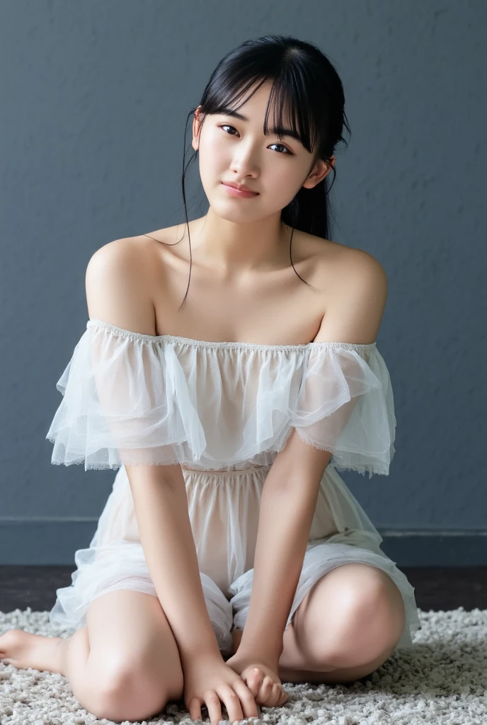 (最high quality: 1.8), (high quality: 1.8), (超detailed), Ultra High resolution, (masterpiece: 1.8), High resolution, High resolution, 8k wallpaper, 8K, RAW photo, (genuine Sense: 1.4), genuine and genuineistic, High resolution RAW Color Photos, professional close-up photography, close up portrait photography, Ultra High resolution, HDR, 8K resolution, cg, official art, perfect lighting, genuine, detailed, uniform, Super Elaborate cg Unity 8K Wallpaper, Ulzzang-6500, (korean mixed), 1 girl, slender girl, Very Delicate and beautiful Girl, bodyにフィットする, symmetrical, (K-POPアイドル), (korean idol), alone, alone Focus, slim and smooth lines, long hair, Slightly curly hair, perspective van, black | brown hair, detailed face, (Facial Feature detailed), [: (high detail face:1.2): 0.1], blush, blue eyes, beautiful Eyes, nice eye makeup, y eyes, eye contact, star eye, Wet汗, smile, Bright smile, Happy, cute, Innobu-curly lips, lips, beautiful lips, white teeth, huge brealge, Breast augmon, thin waist, Very fine skin, real skin, firm skin, Side view (Fair skin: 1.2), cowboy pictures (half) body, (upper body: 1.1), dynamic light, glare, view audience, dream-like, NSFW, no text, That&#39;s ridiculous, incredibly stupid, translucent clothes, ( 衣服のdetailedな機能), (tight, Wet, short: sexy shorts: 1.3)tulle panties), (panties wk floral trink | race | elegant | thin | mini skirt)), plummeting, race | sexy | beautiful | Floral | tight , (floral race bra)), (white bra)), Wet服, white ribbon, thin strap, landscape, outdoor, (disney castle)), bouquet, blue sky, (((majestic building)), Very elaborately designed background ((kneel down)), connect hands and feet, ((grace | crystallization | diamond flip)), direct, huge wreckage (((Taker hands off the camera))